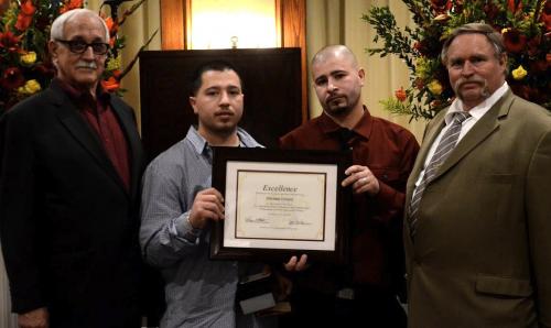 2017-Hernan Orozco Drywall Finishing Apprentice of the Year 2017